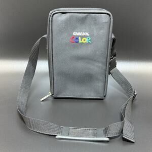 Vintage Game Boy Color Official Nintendo Carry Case Shoulder Bag Black